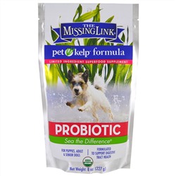 The Missing Link, Pet Kelp Formula, пробиотик, для собак, 8 унций (227 г)