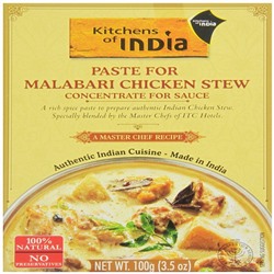 Kitchens of India, Паста для тушеной курицы Malabari, 3.5 унции (100 г)