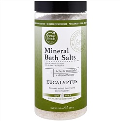Petal Fresh, Минеральная соль для ванн, эвкалипт, 20 унций (567 г)