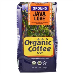Organic Coffee Co., Кофе Java Love, молотый, 12 унций (340 г)