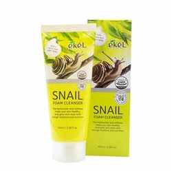 [EKEL] Пенка для лица нежная МУЦИН УЛИТКИ Snail Foam Cleanser, 100 мл