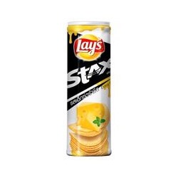 Картофельные чипсы со вкусом сыра Extra Cheese от Lay's 100 гр / Lay's Stax Extra CheeseFlavour Chips 100g