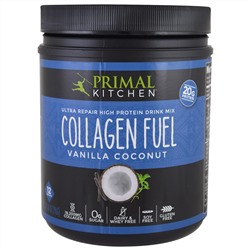 Primal Kitchen, Восстанавливающая смесь для протеинового напитка с высоким содержанием протеина, коллагеновое топливо, ванильно-кокосовый, 14 унций (396г)