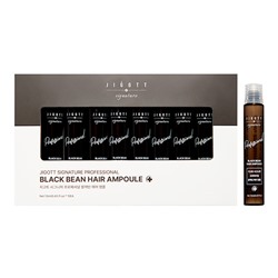 Jigott Signature Professional Black Bean Hair Ampoule Сыворотка для волос с экстрактом чёрной фасоли  10*13мл