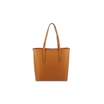 Bolso shopper de piel Iris Camel