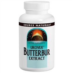 Source Naturals, Экстракт белокопытника Urovex, 50 мг, 60 мягких капсул