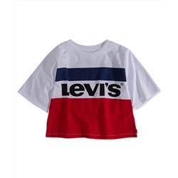 Levi's Big Girls Cotton High-Rise Colorblocked T-Shirt
