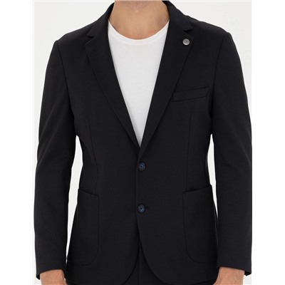 Lacivert Ekstra Slim Fit Blazer Ceket