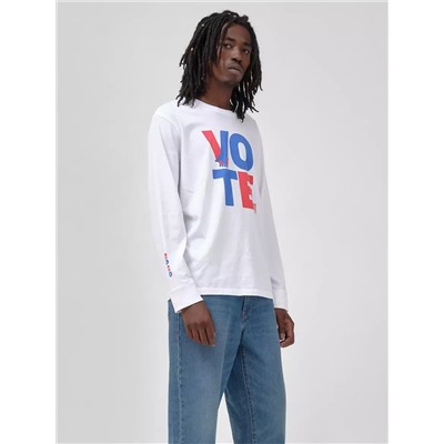 LEVI'S® X VOTE LONGSLEEVE RELAXED TEE SHIRT