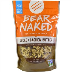 Bear Naked, Мягкая запеченная гранола, какао + масло кешью, 11 унций (311 г)