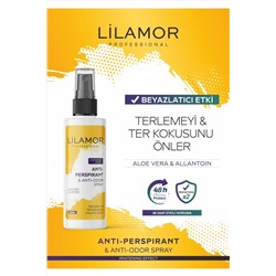 Lilamor Antiperspirant & Anti-odor AloeVera Allantoin Whitening Efect Sprey 100ml