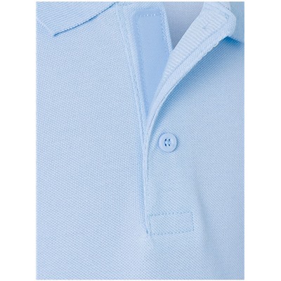 Light Blue Easy On Short Sleeve School Polo Shirts 2 Pack