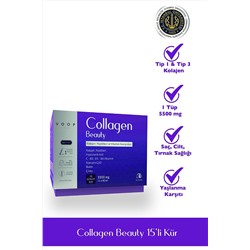 VOOP Collagen Tip 1 Ve Tip 3 5500 mg Nar Aromalı Hyaluronic Asit+q10+biotin+çinko 15 Shot X 40 ml 256