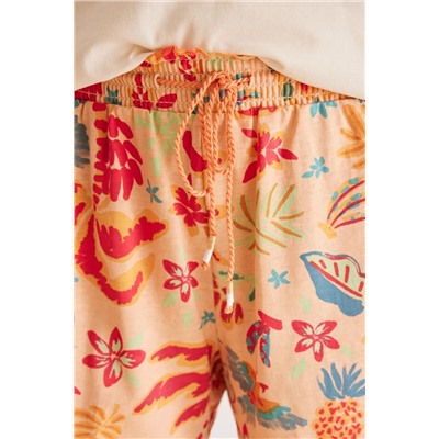 Women'secret Pijama corto 100% algodón tropical