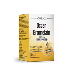 Ocean Orzax Bromelain 500 Mg Takviye Edici Gıda 30 Kapsül OC7342