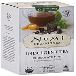 Numi Tea, Organic, Indulgent, Chocolate Mint, 12 tea bags