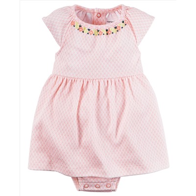 2-Piece Babysoft Bodysuit Dress & Cardigan Set