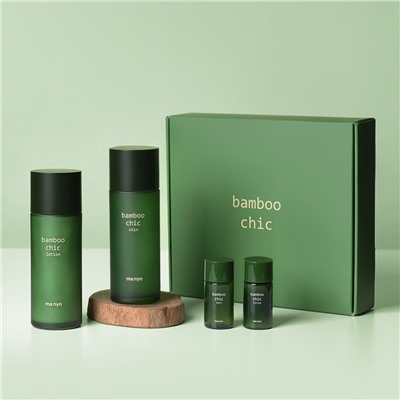 Бамбуковый набор для мужчин Manyo Factory For Men Bamboo Chic Watery Skin & Lotion SET (с миниатюрой)