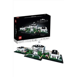 LEGO Architecture Koleksiyonu: Beyaz Saray 21054 Model Yapım Seti, Yaratıcı Yapım Seti (1483 Parça) RS-L-21054
