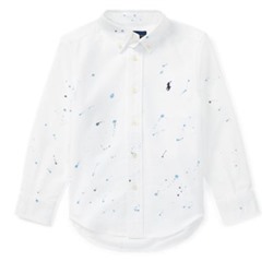 BOYS 2-7 Paint-Splatter Cotton Shirt