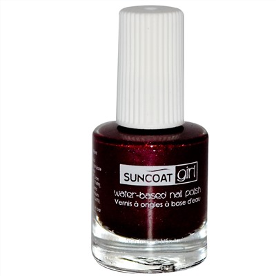 Suncoat Girl, Лак для ногтей на водной основе, Majestic Фиолетовый, 0,27 унции (8 мл)