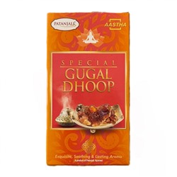 PATANJALI Aastha Special Gugal Dhoop  Благовоние конусы Гугал 10шт