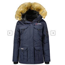 Geographical Norway  Parka "Baliverne" in Dunkelblau