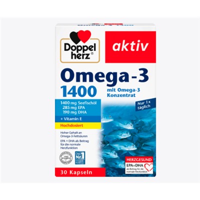 Omega-3 1400 Kapseln 30 St., 59,2 g