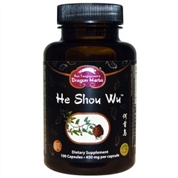 Dragon Herbs, He Shou Wu, 450 мг, 100 капсул