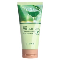 [THE SAEM] Пенка для умывания АЛОЭ Jeju Fresh Aloe Cleansing Foam, 150 гр