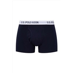 U.S. Polo Assn. U.S. Polo Assn. 80451 Erkek Lacivert Tekli Cepli Boxer 06254