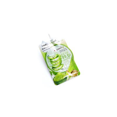 Концентрированный гель алое вера 99.5% с улиточной слизью от Smooto 50 ml  / Smooto Aloe vera 99.5% soothing gel