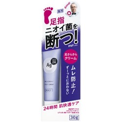 Shiseido Крем дезодорирующий Ag deo 24 для ног 30 гр.
