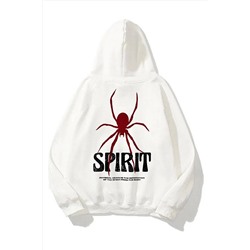 Trendiz Unisex Spirit Sweatshirt Beyaz Trndz1344