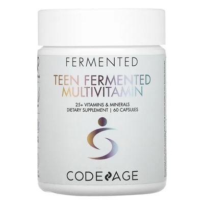 Codeage, Teen Fermented Multivitamin, 60 Capsules