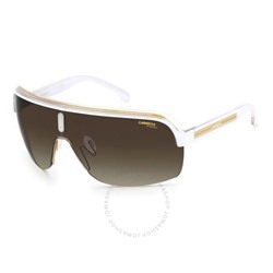 CARRERABrown Gradient Shield Unisex Sunglasses