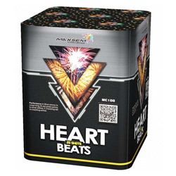 Фейерверк MC100 Биение сердца / HEART BEATS (1,2" х 25)