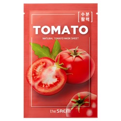 [THE SAEM] Маска для лица тканевая ЭКСТРАКТ ТОМАТА Natural Tomato Mask Sheet, 21 мл