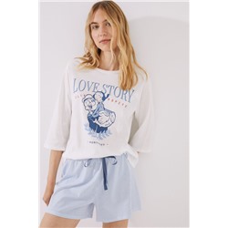 Pijama corto 100% algodón Popeye