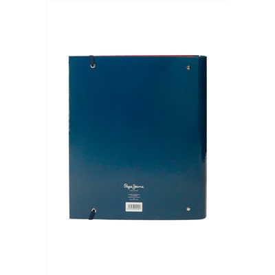 Archivador y hojas de recambio Azul marino - 28 x 32 x 3,5 cm