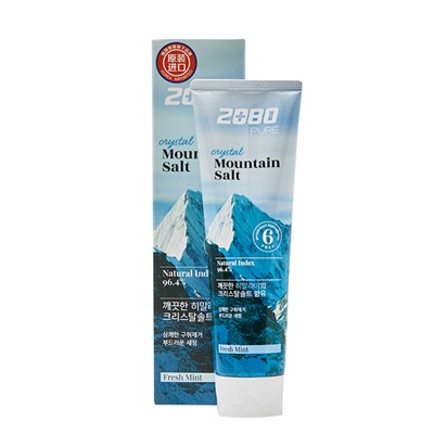 [DENTAL CLINIC 2080] Зубная паста ГИМАЛАЙСКАЯ СОЛЬ Pure Crystal Mountain Salt Toothpaste Fresh Mint, 120 гр