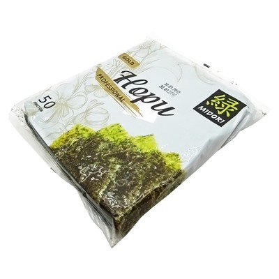 MIDORI Seaweed Sushi Nori Морские водоросли суши Нори 50 листов