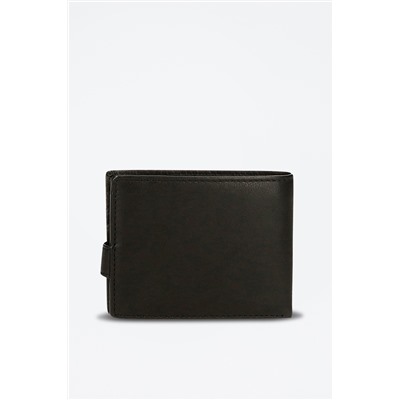 Cartera de piel Striking Negro