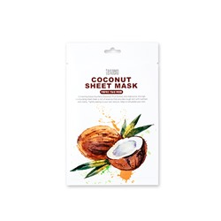 TENZERO COCONUT SHEET MASK Тканевая маска для лица с экстрактом кокоса 25мл