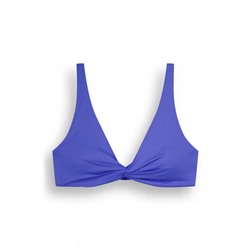 Top bikini halter nudo azul