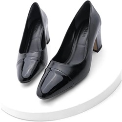 Marjin Kadın Kalın Topuk Klasik Topuklu Ayakkabı Soles