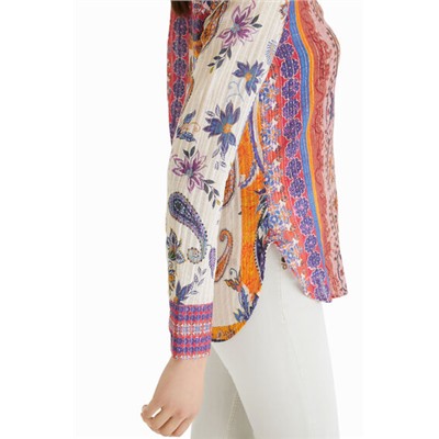 Camisa boho paisley