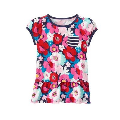 Floral Peplum Tee