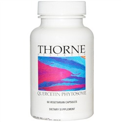 Thorne Research, Кверцитин фетосома, 60 растительных капсул