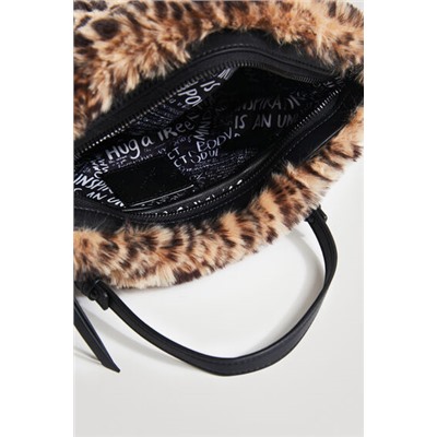 Bolso de mano pelo animal print